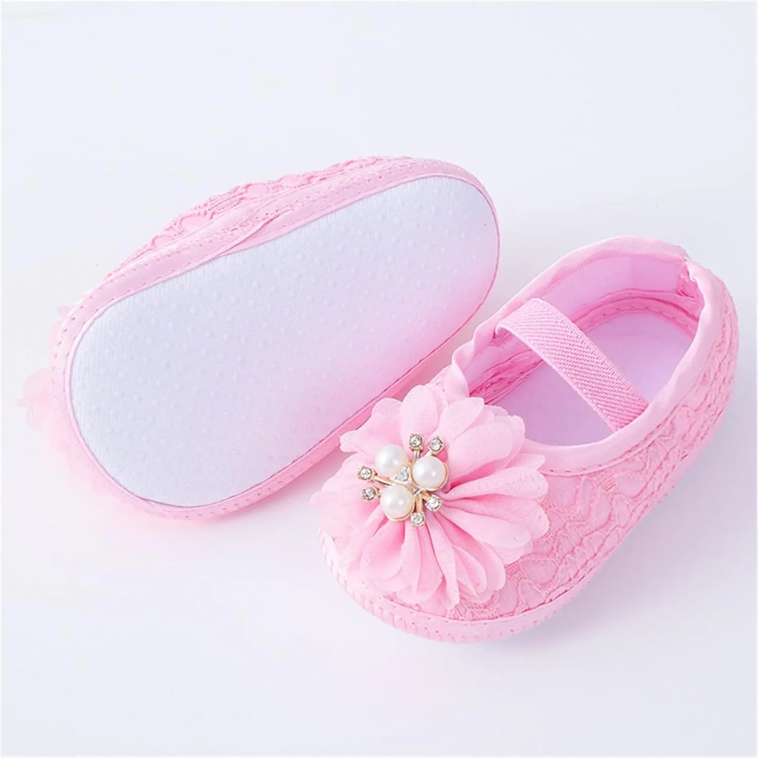 Baby Shoes Fashion Soft Sole Infant Shoes Pearl Dress Flower Princess Shoes Infant Shoes Boy Shoe
