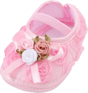 Baby Shoes Fashion Soft Sole Toddler Shoes Pearl Dress Flower Princess Shoes Toddler Shoes Toddler Shoes Girl 8