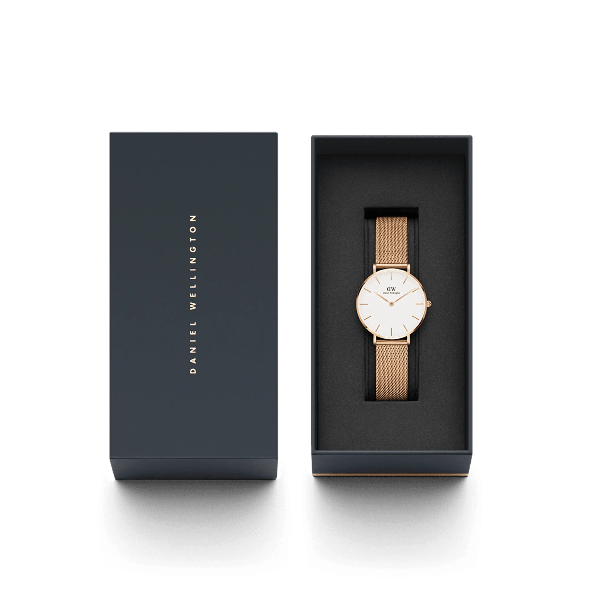 Daniel Wellington Petite 32 Melrose Rose Gold & White Watch