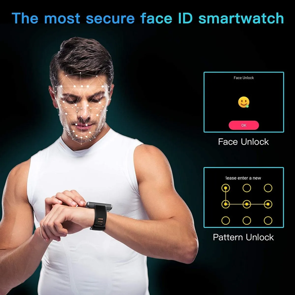 DM100 Smartwatch 4G Big Android Watch