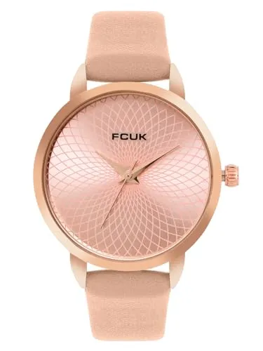French Connection Analog Pink Dial Women's Watch-FK00023D