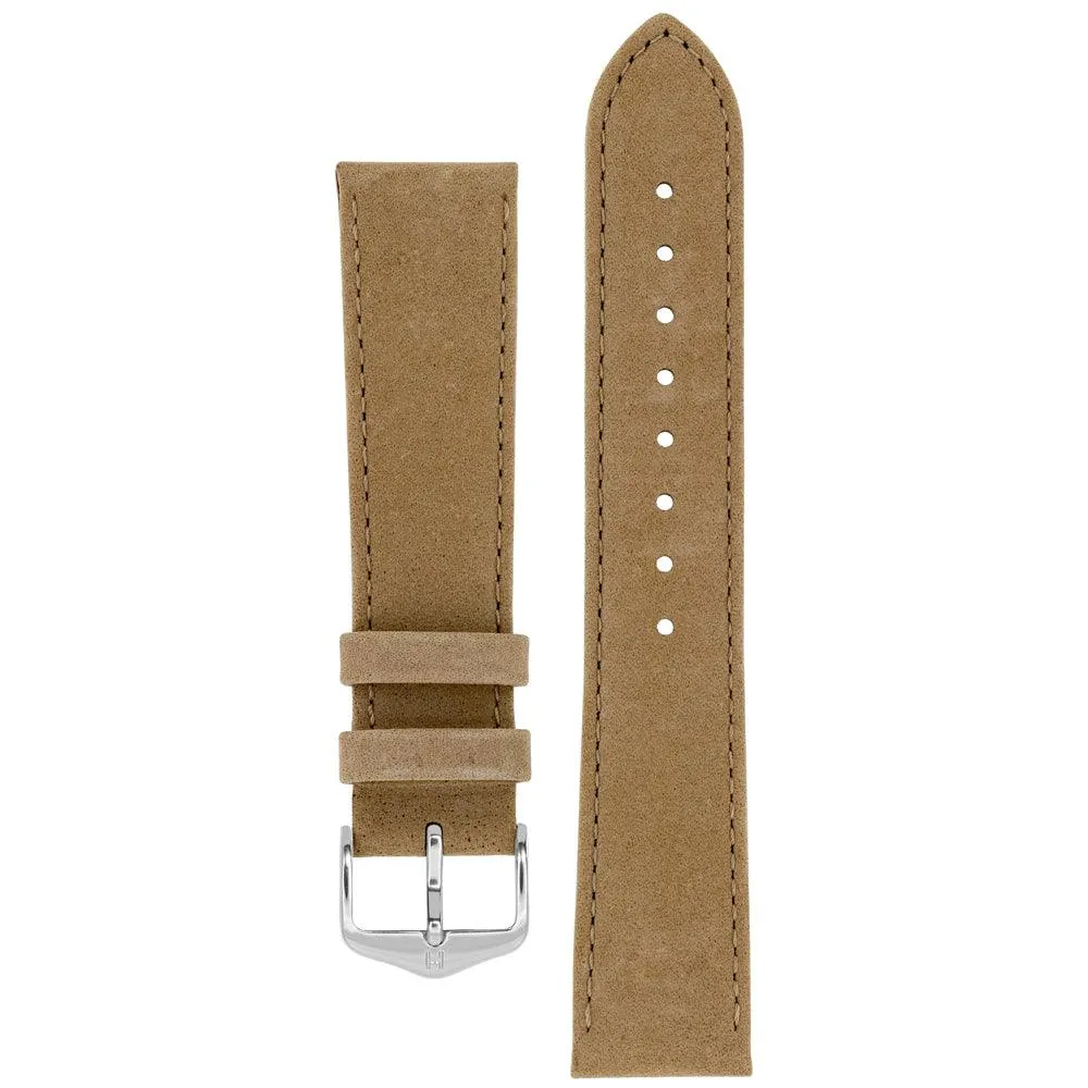 Hirsch OSIRIS Calf Leather Watch Strap (Silver Buckle)