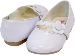 iGirlDress Lovely Patent Leather Mary Jane Party Shoe with Daisy