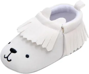 Infant Toddler Shoes Soft Sole Toddler Shoes Tassel Cute Cartoon Embroidery Princess Shoes Toddler Girls Sandals Size 10