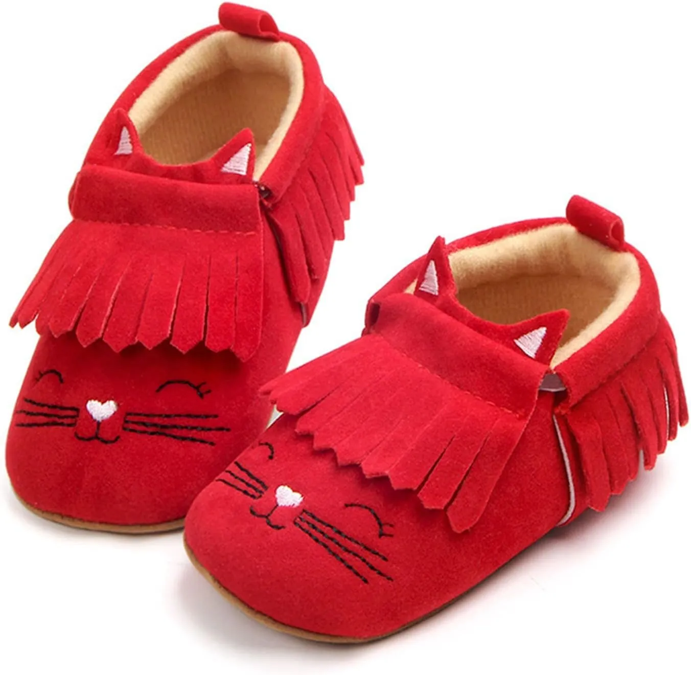 Infant Toddler Shoes Soft Sole Toddler Shoes Tassel Cute Cartoon Embroidery Princess Shoes Toddler Girls Sandals Size 10