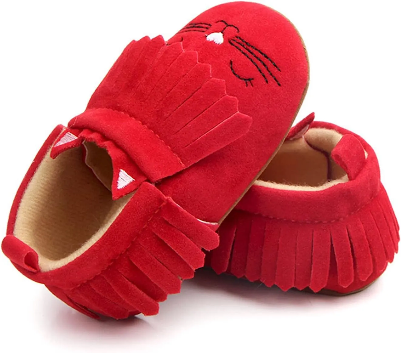 Infant Toddler Shoes Soft Sole Toddler Shoes Tassel Cute Cartoon Embroidery Princess Shoes Toddler Girls Sandals Size 10
