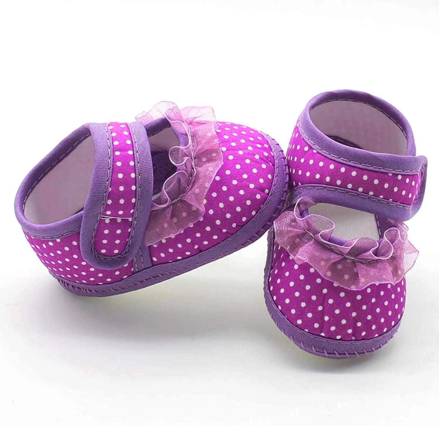 Kids Girls Slip on Shoes Warm Girls Sole Dot Infant Prewalker Soft Lace Baby Shoes Toddler Kids Mesh Socks Shoes