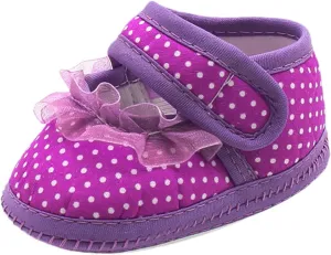 Kids Girls Slip on Shoes Warm Girls Sole Dot Infant Prewalker Soft Lace Baby Shoes Toddler Kids Mesh Socks Shoes