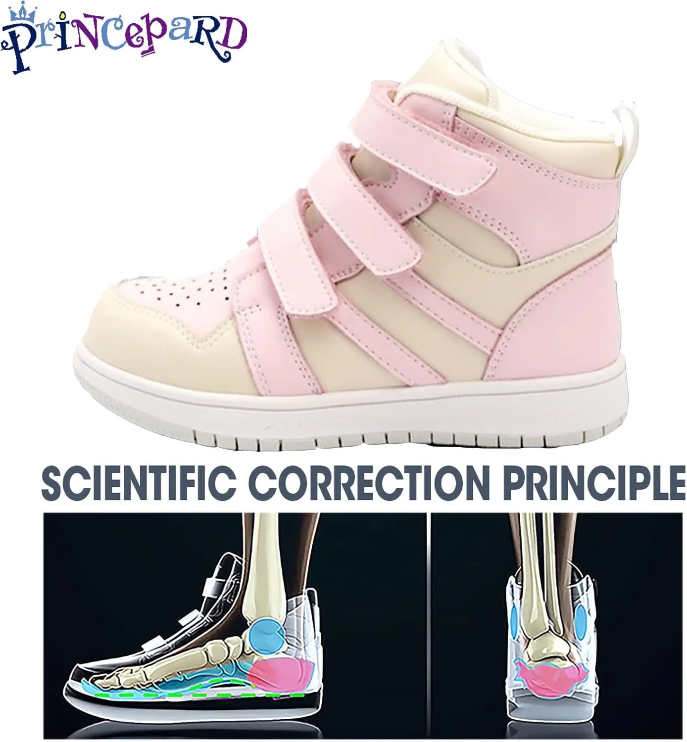 Kids Orthopedic Corrective Shoes for Boys and Girls'Foot Problems with Arch & Ankle Support,Anti-Slip Soles