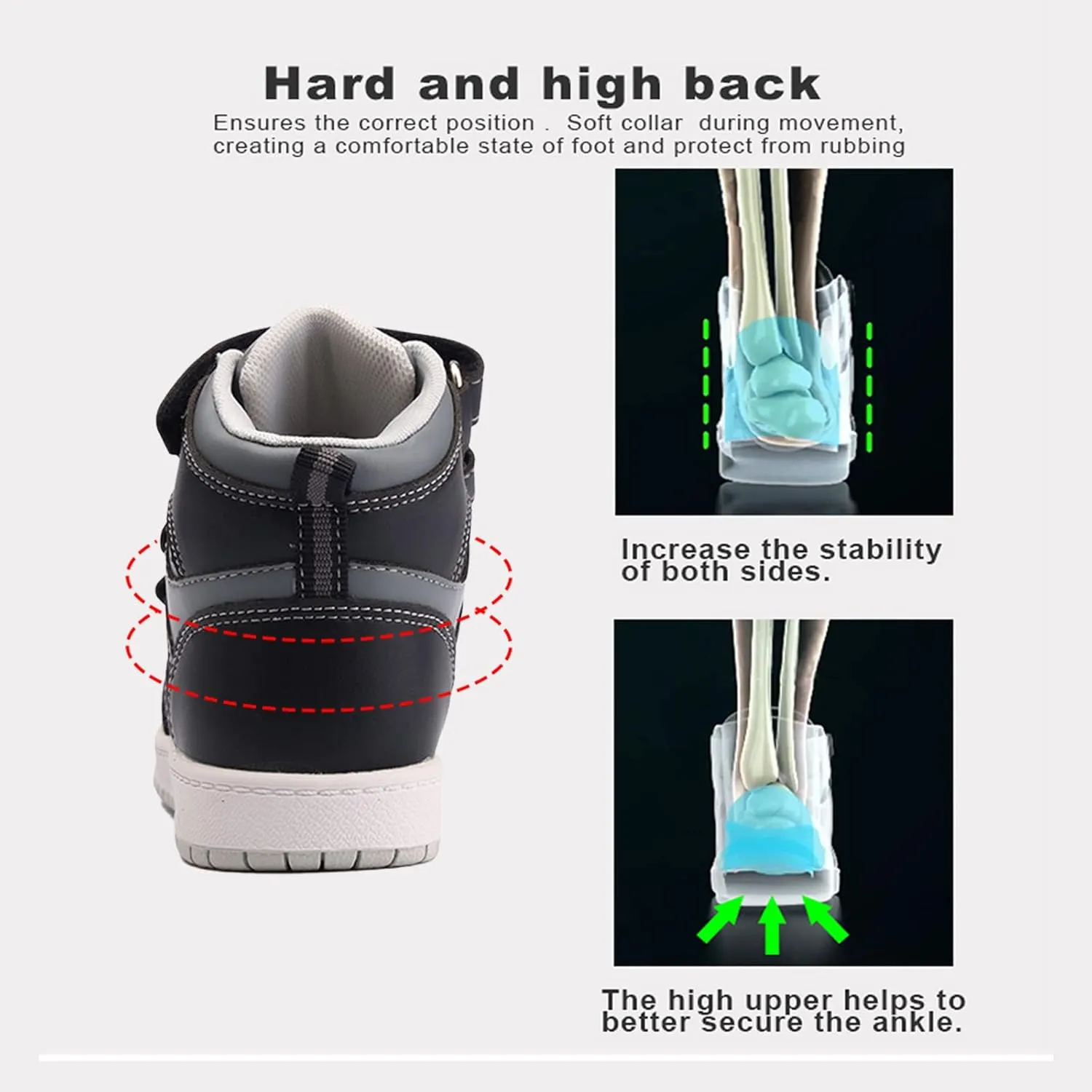 Kids Orthopedic Corrective Shoes for Boys and Girls'Foot Problems with Arch & Ankle Support,Anti-Slip Soles