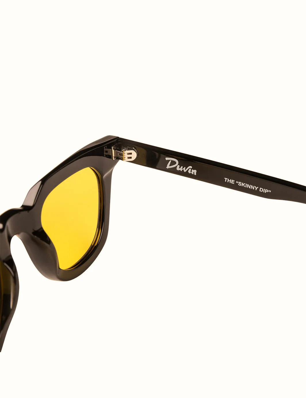 Leisure Unisex Sunglasses - Black / Yellow