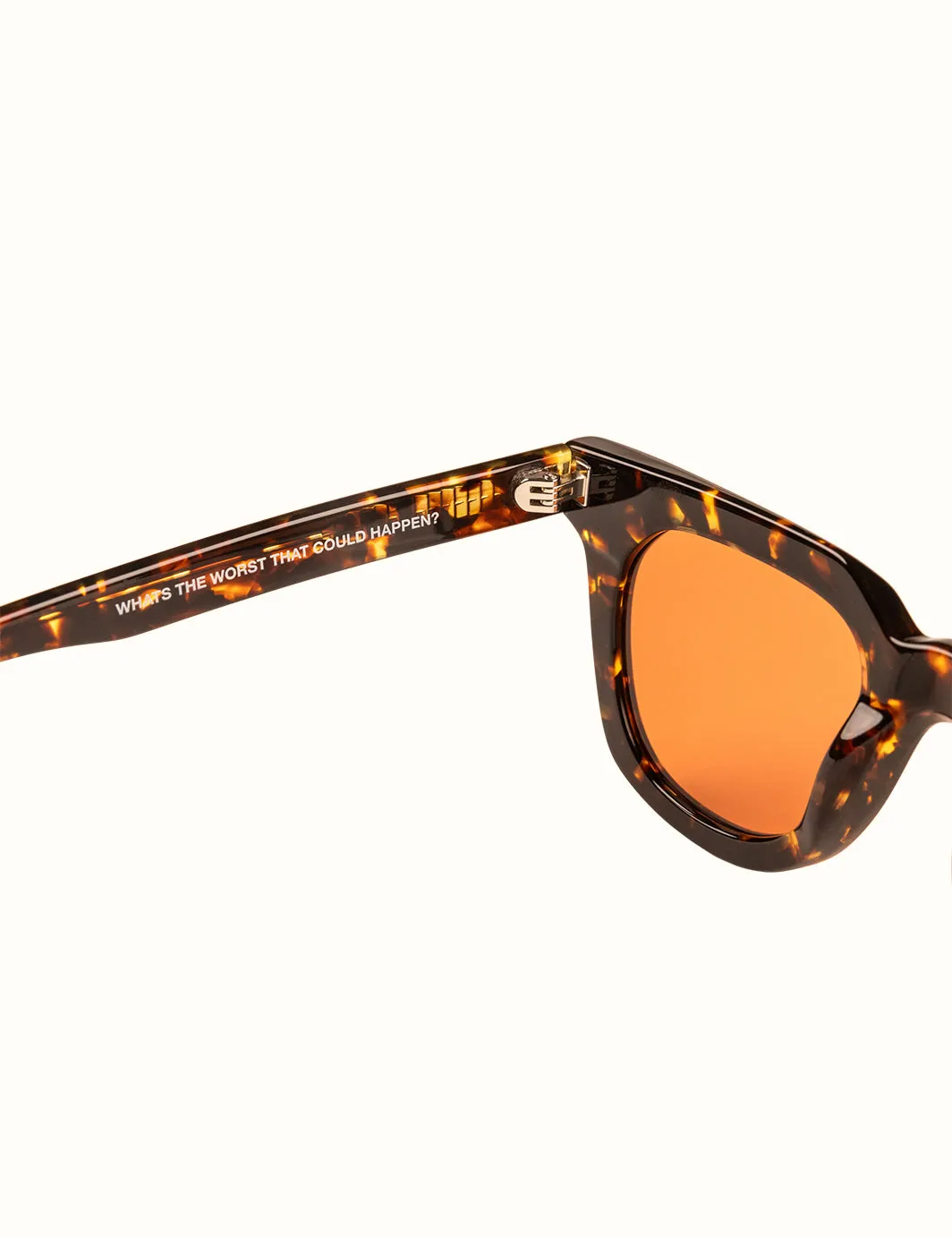 Leisure Unisex Sunglasses - Brown Tortoise / Orange