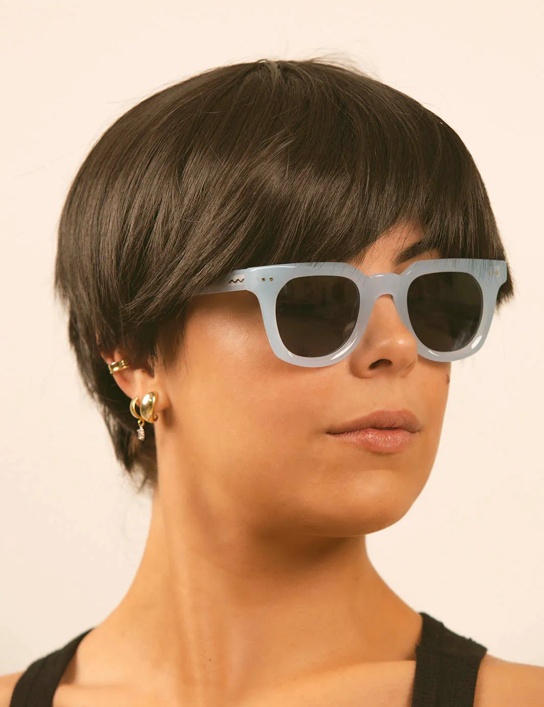 Leisure Unisex Sunglasses - Sky / Grey