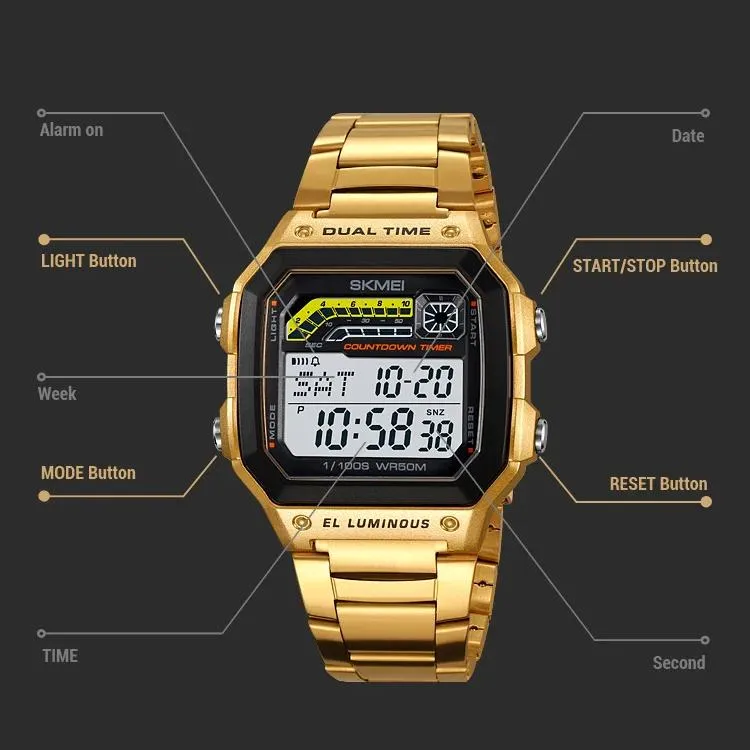 Men's Military Digital Sport Watch