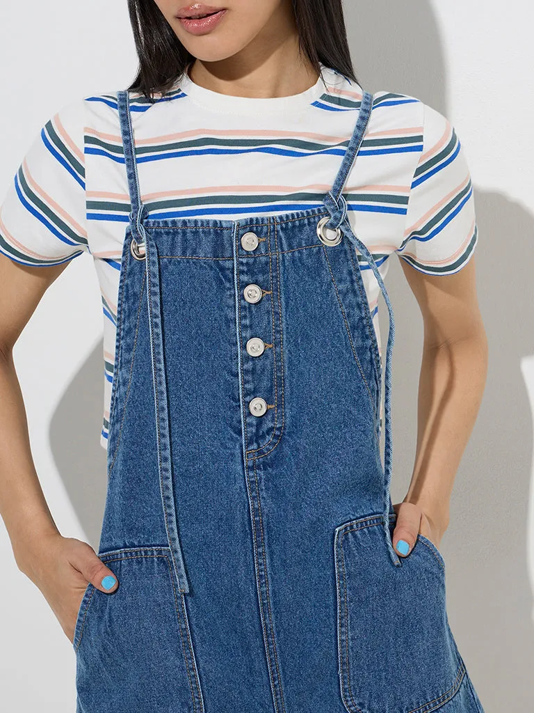 Nuon Blue Denim Dungaree