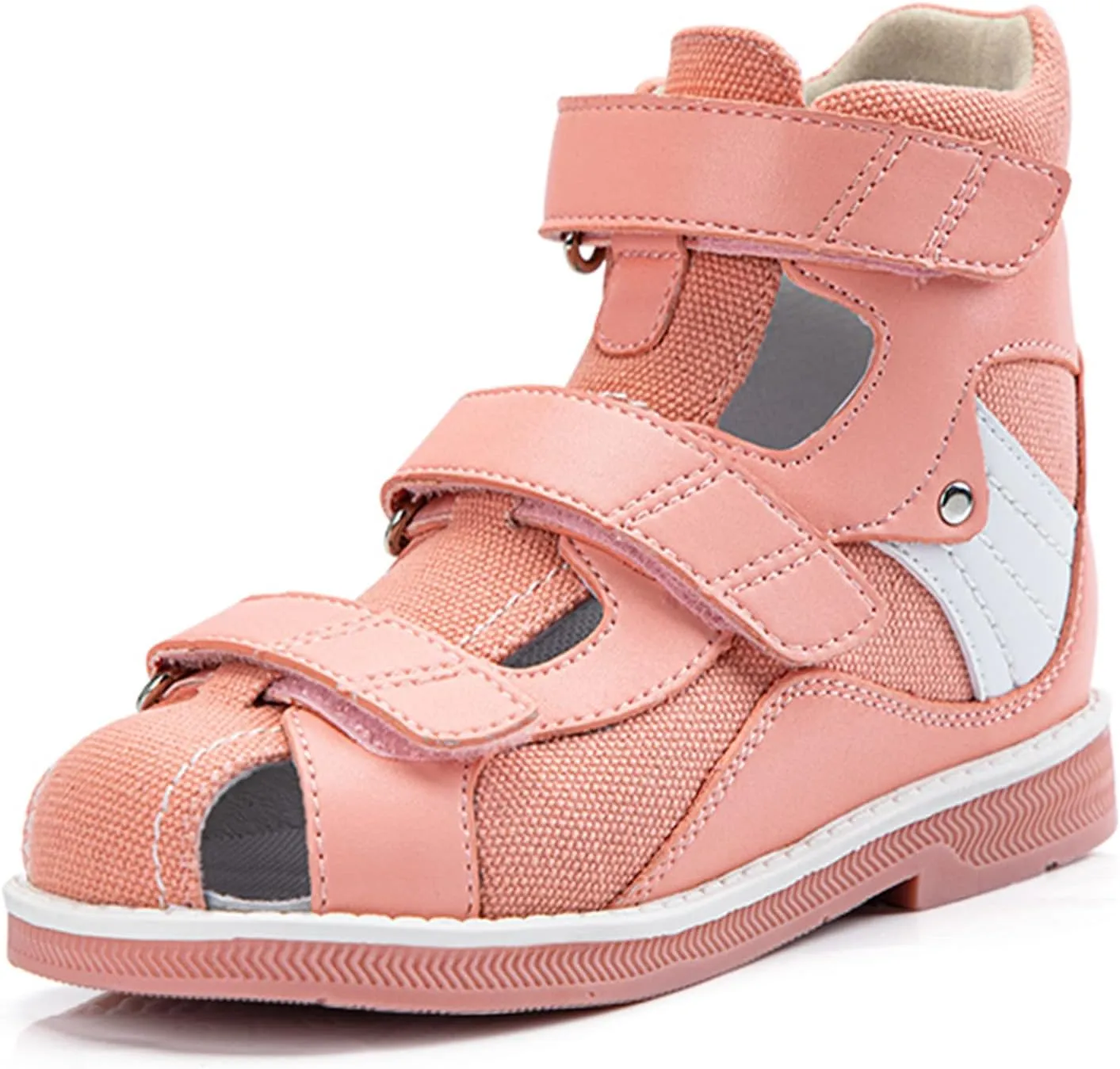 Orthopedic Sandals for Kids,Girls and Boys Closed-toe High Back Corrective Shoes with Arch and Ankle Support