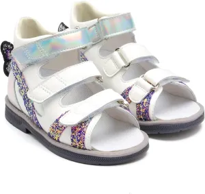 Orthopedic Sandals for Toddlers,Little Kids Leather Corrective Shoes with Arch and Ankle Support for Children's Foot Problems