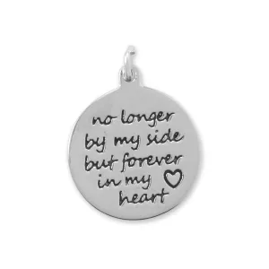 Oxidized "Forever in My Heart" Charm