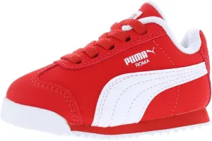 Puma Roma Reversed Ac Ps Infant/Toddler Shoes Size 8, Color: Blood Red/White/Sunny Red