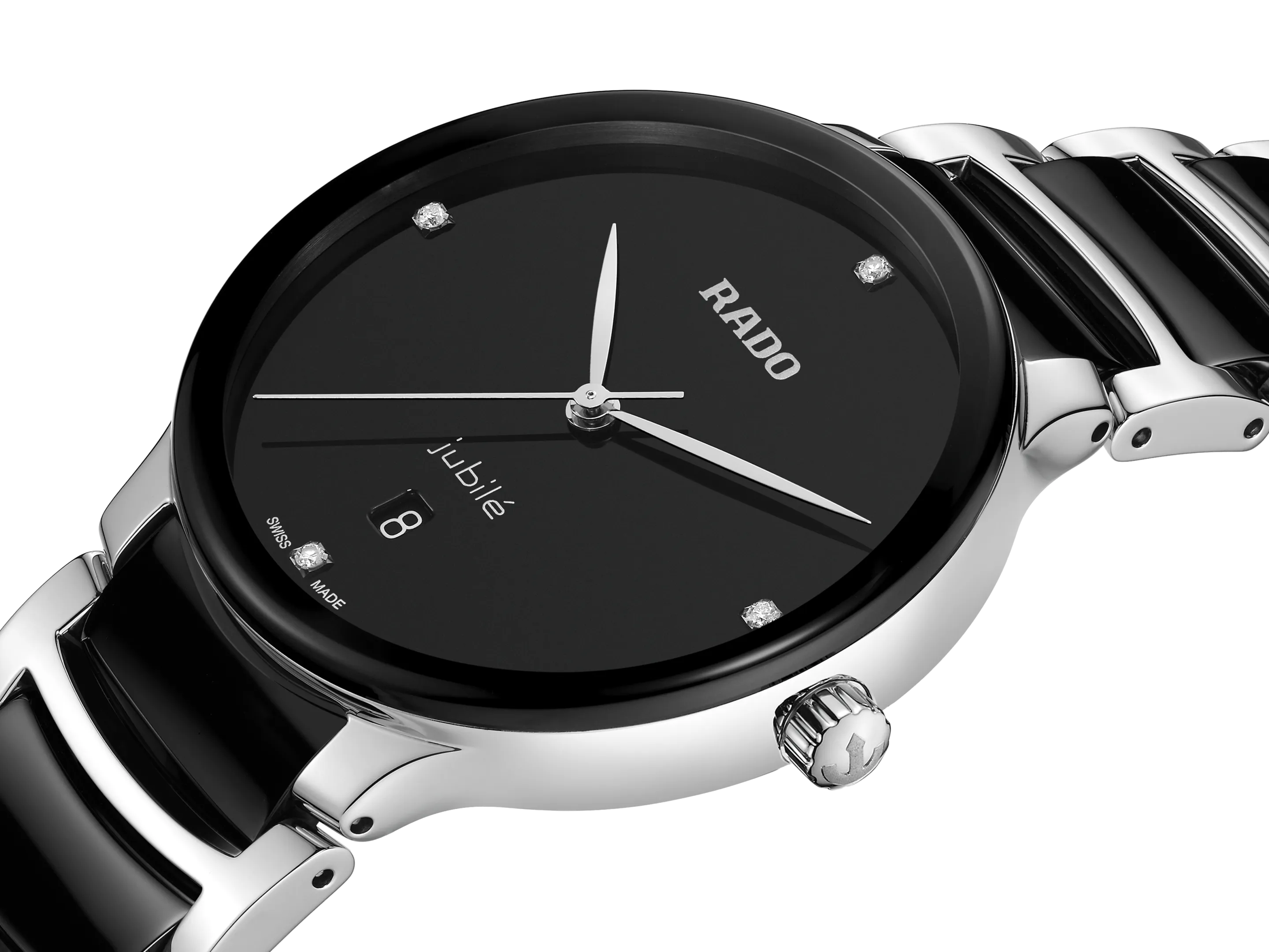 Rado Centrix - Diamonds Unisex Quartz Watch - R30021712- 787548