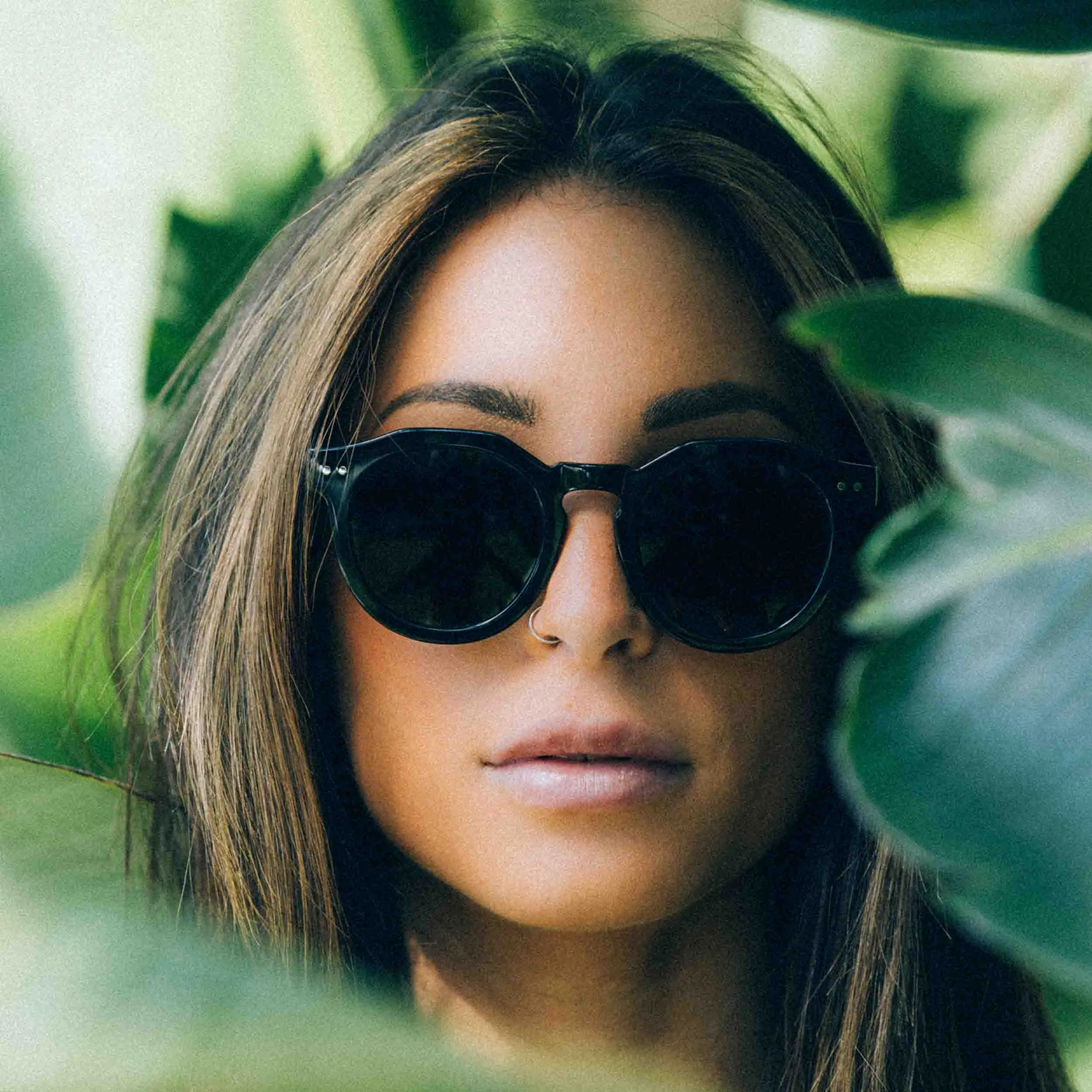 Seeker Unisex Sunglasses - Champagne / Grey