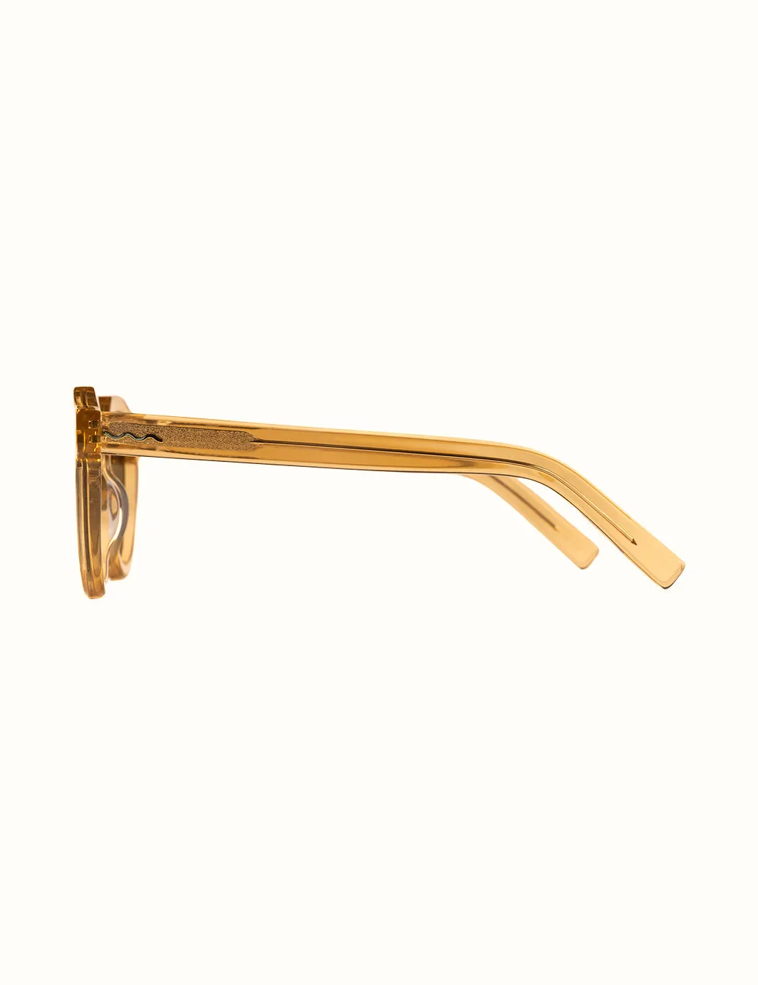 Seeker Unisex Sunglasses - Champagne / Grey