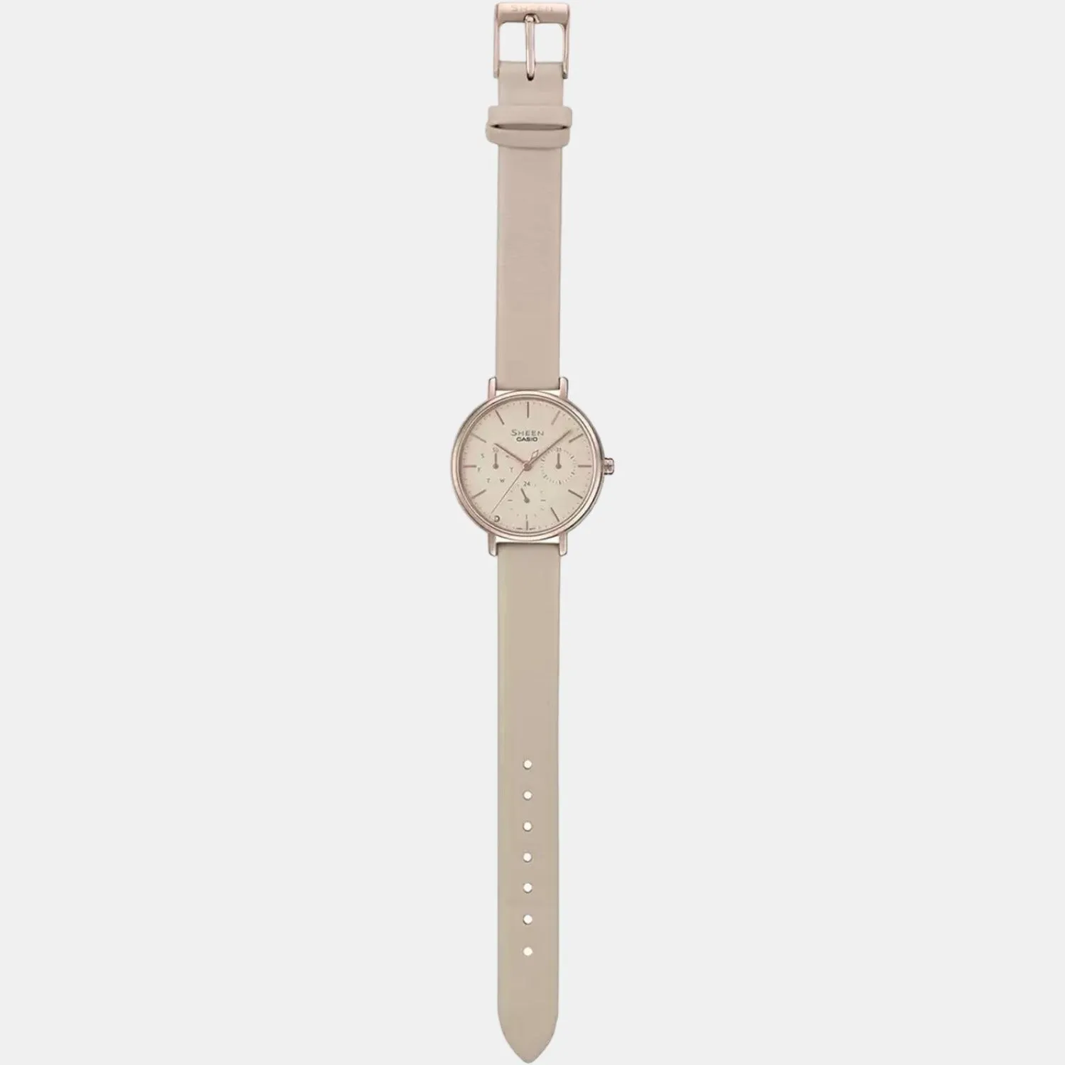 Sheen Women's Chronograph Leather Watch SH233 - SHE-4541CGL-4AUDF