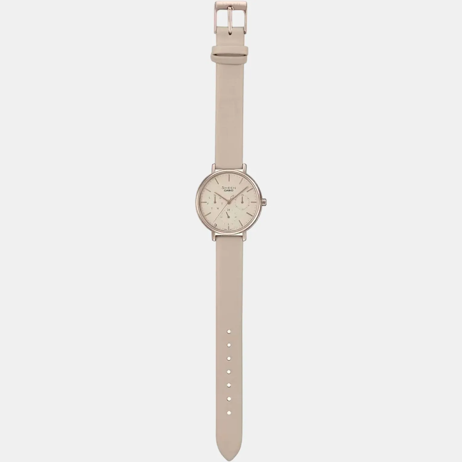 Sheen Women's Chronograph Leather Watch SH233 - SHE-4541CGL-4AUDF