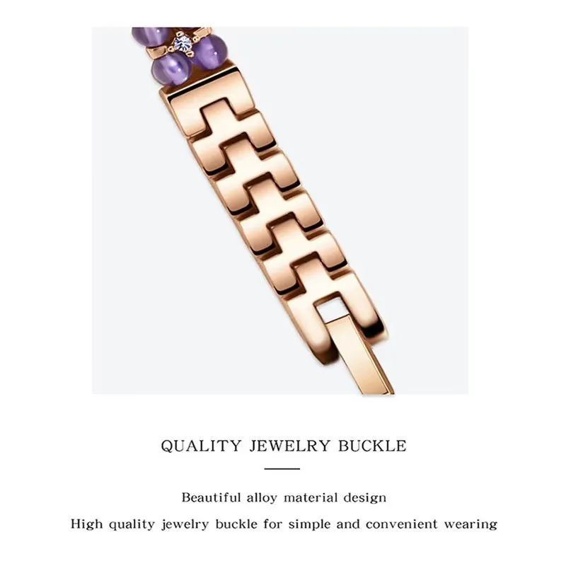 SleekSquare DiamondAura Roman Intricate Wristwatch