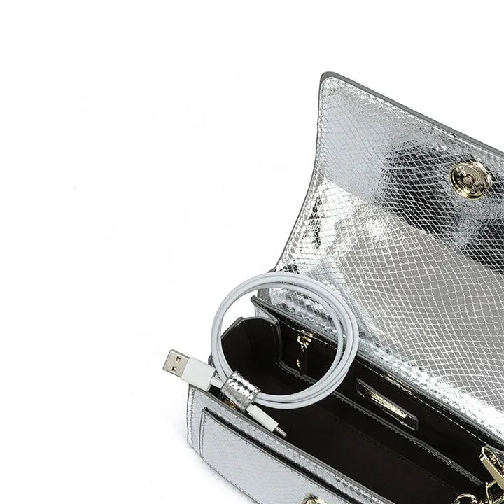 Stunning Strappy Accent Handbag BD 106