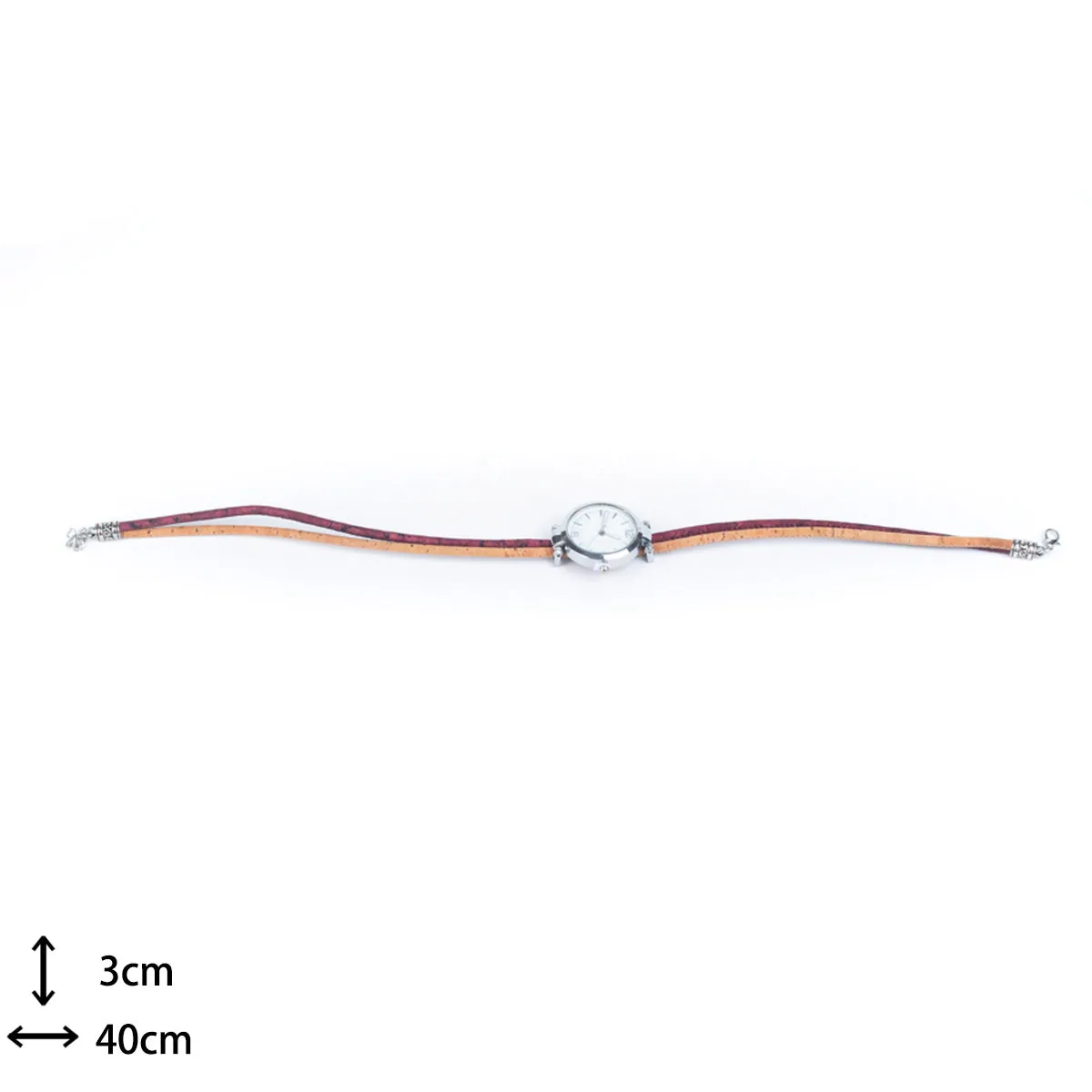 Stylish Casual Watch with Natural Cork Watch Strap WA-427