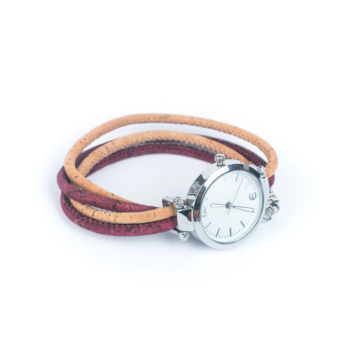 Stylish Casual Watch with Natural Cork Watch Strap WA-427