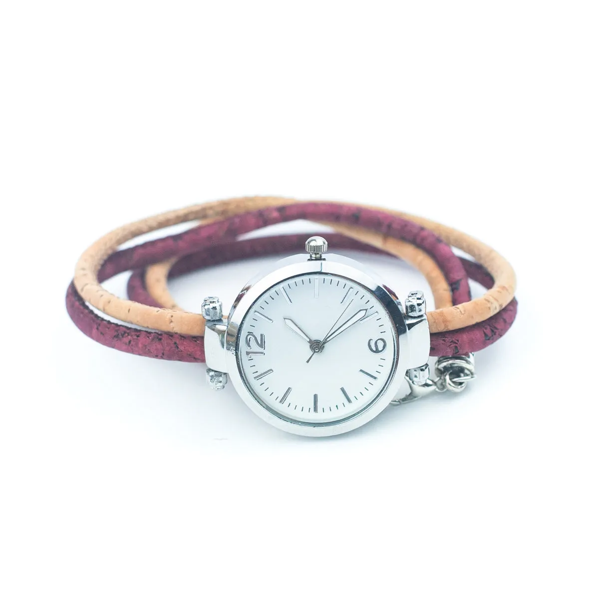 Stylish Casual Watch with Natural Cork Watch Strap WA-427