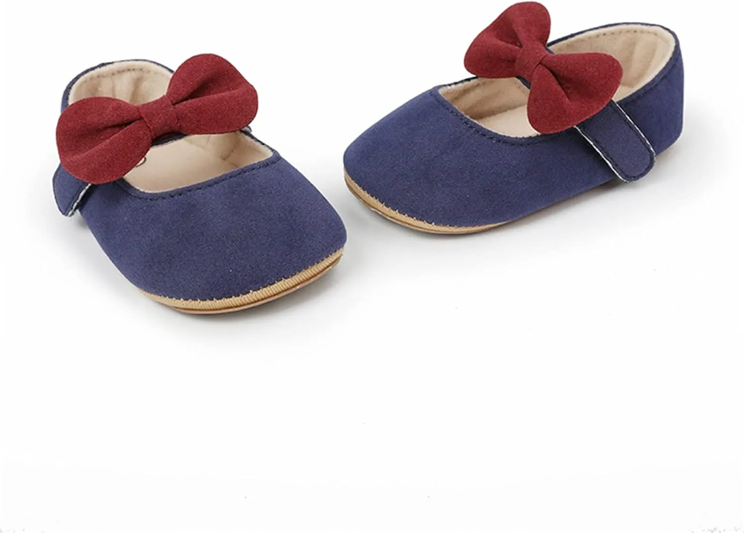 Toddler Kids Infant Girls Soild Bowknot Princress Shoes Soft Sole The Floor Barefoot Non Led Kids Shoes for Girls