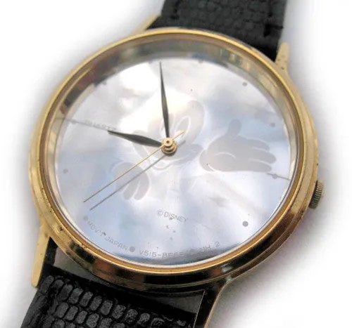 VINTAGE LORUS MICKEY MOUSE Sun Rays Stars HOLOGRAM Mens Womens Wristwatch WATCH