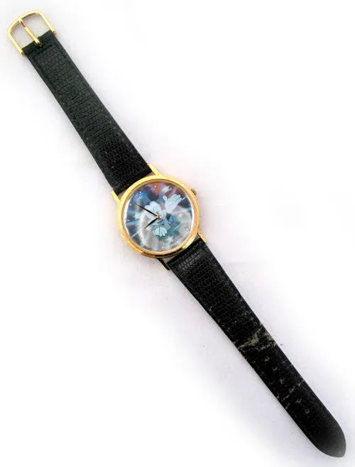 VINTAGE LORUS MICKEY MOUSE Sun Rays Stars HOLOGRAM Mens Womens Wristwatch WATCH