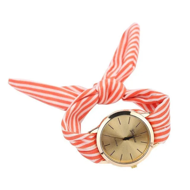 Women Fabric Strap Fashion Casual Watches
